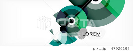 Modern circle background 47926192