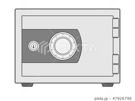 金庫のイラスト素材 47926798 Pixta