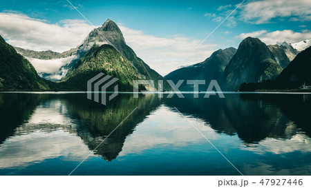 Milford Sound in New Zealand 47927446