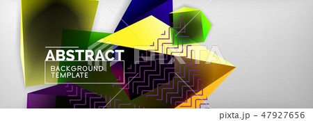 Minimalistic geometric abstract background 47927656