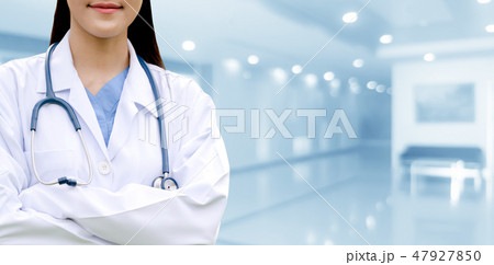 Doctor at hospital. Medical service. Doctor at hospital. Medical service. 47927850