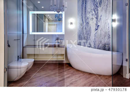 Beautiful Interior of a Modern Bathroom. Interior Architecture 47930178