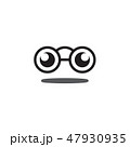 Eye glasses minimal style Icon vector Eps10 47930935