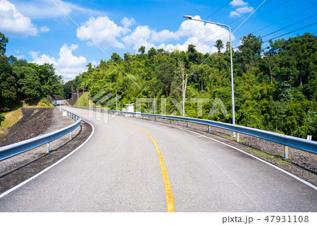 concrete road way to outside the city concrete road way to outside the city 47931108