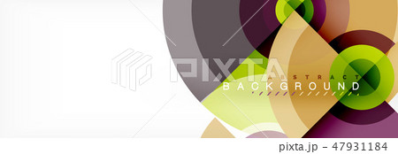 Abstract background circle design 47931184