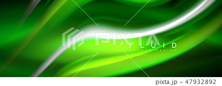 Fluid color neon wave lines background, neon liquid color futuristic paint template Fluid color neon wave lines background, neon liquid color futuristic paint template 47932892