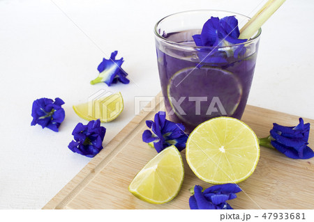 herbal healthy drink lemon ,pea blue cocktail herbal healthy drink lemon ,pea blue cocktail 47933681