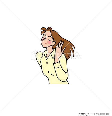 さらさら髪のお嬢さん 47936636