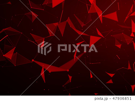 Abstract Background with Red Triangles 47936851