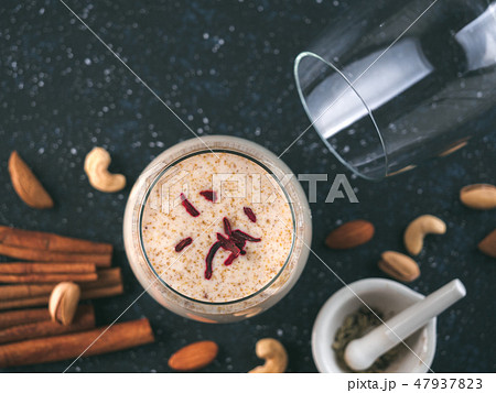 Holi festival Thandai or Sardai cold drink 47937823