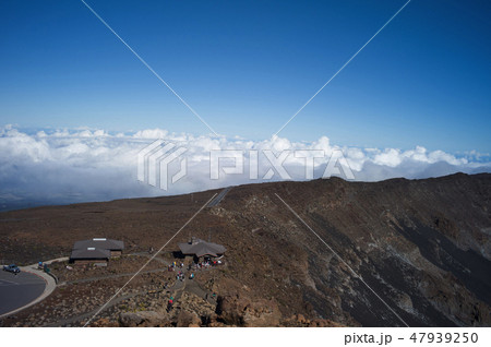 マウイ島 ハレアカラ山頂 マウイ島 ハレアカラ山頂 47939250