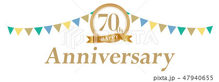 70周年アニバーサリーデコ 47940655