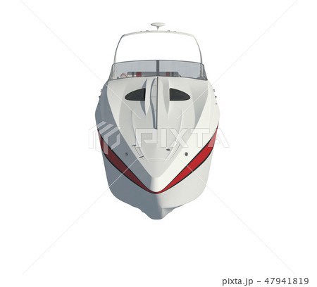 Speedboat Isolated on white background 3D illustration Speedboat Isolated on white background 3D illustration 47941819
