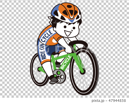 自転車競技選手の男性 47944838