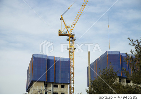 クレーン 建設 建築 47945585