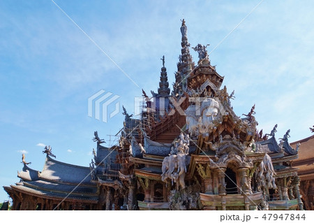 The Sanctuary of Truth in Chonburi, Thailand 47947844