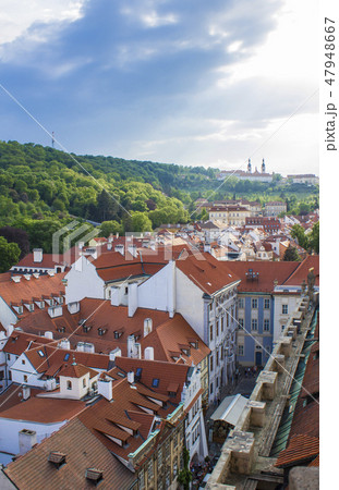 View of Prague from the tower of the Cathedral  47948667