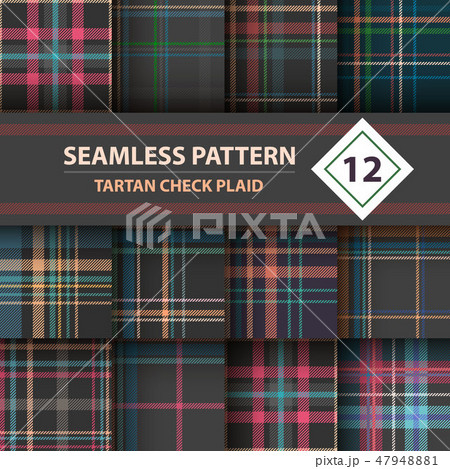 Classic tartan, Merry Christmas seamless patterns. Classic tartan, Merry Christmas seamless patterns. 47948881