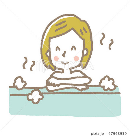 女性【線画・シリーズ】 47948959