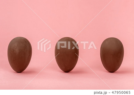 funny creative concept of unstable Easter eggs 47950065