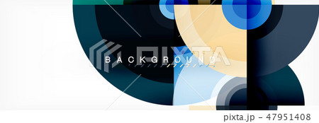 Abstract background circle design 47951408