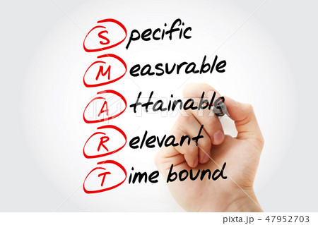 SMART - acronym with marker, business concept 47952703