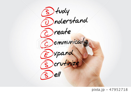 Success acronym with marker, business concept 47952718