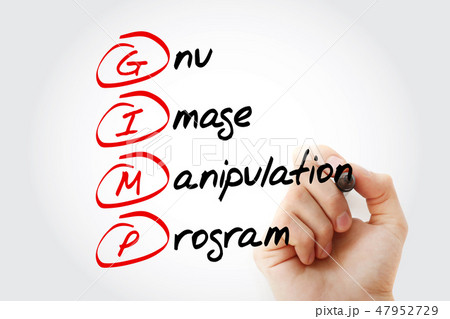 GIMP - acronym, concept background GIMP - acronym, concept background 47952729
