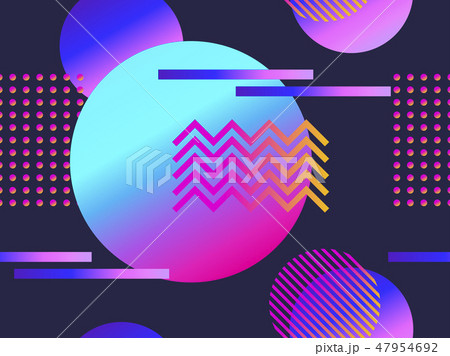 Geometric seamless pattern with gradient shapes Geometric seamless pattern with gradient shapes 47954692