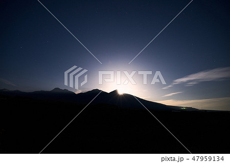 八ヶ岳からの月の出 47959134