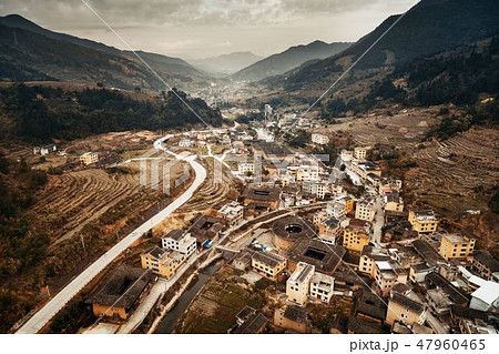 Fujian Tulou aerial view 47960465