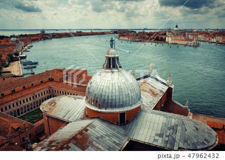 Venice Grand Canal viewed from the top 47962432