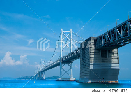 快晴の瀬戸大橋 快晴の瀬戸大橋 47964632