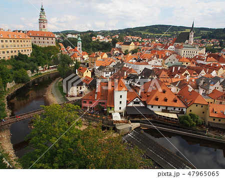 チェスキー・クルムロの城塞と旧市街 チェスキー・クルムロの城塞と旧市街 47965065