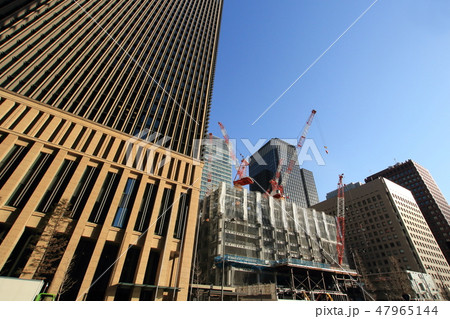 日比谷通りから三井住友銀行本店東館と開発ビル(2019年1月)(丸の内1丁目3) 日比谷通りから三井住友銀行本店東館と開発ビル(2019年1月)(丸の内1丁目3) 47965144