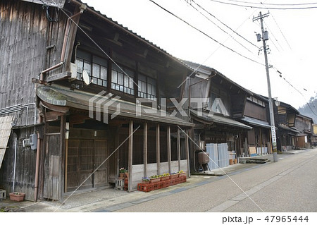【福井県　南越前町】今庄宿の町並み 47965444