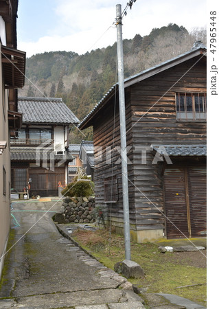 【福井県 南越前町】今庄宿の町並み 【福井県 南越前町】今庄宿の町並み 47965448