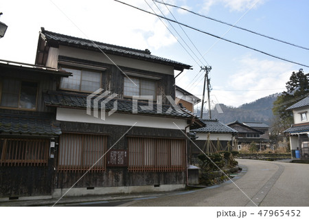 【福井県　南越前町】今庄宿の町並み 47965452
