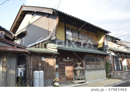 【福井県　南越前町】今庄宿の町並み 47965469