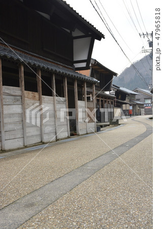 【福井県 南越前町】今庄宿の町並み 【福井県 南越前町】今庄宿の町並み 47965818