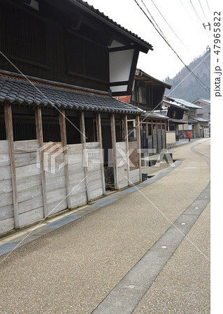 【福井県 南越前町】今庄宿の町並み 【福井県 南越前町】今庄宿の町並み 47965822