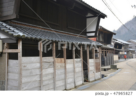 【福井県 南越前町】今庄宿の町並み 【福井県 南越前町】今庄宿の町並み 47965827