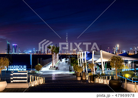 Dubai creek harbout in United Arab Emirates Dubai creek harbout in United Arab Emirates 47969978