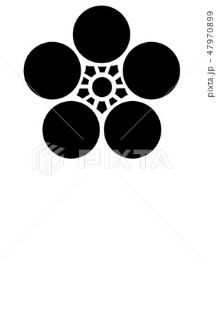 武将家紋前田利家 47970899