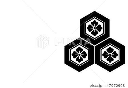 武将家紋浅井長政のイラスト素材