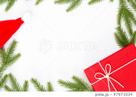 Top view of Christmas composition 47971034