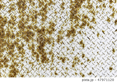 錆びた縞鋼板 47971120