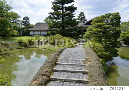 桂離宮　園林堂から書院の望む 47971214