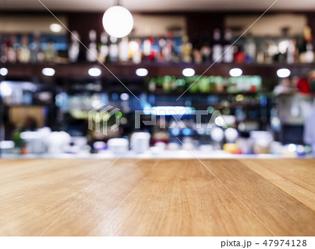 Table top Counter Blur Bar shelf Restaurant Shop  47974128