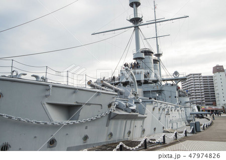 日露戦争で東郷平八郎司令長官が乗艦する連合艦隊の旗艦として大